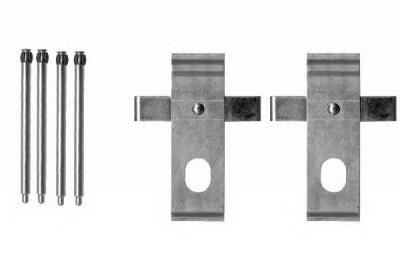 HELLA PAGID 8dz355203111 -  Комплектующие, колодки дискового тормоза